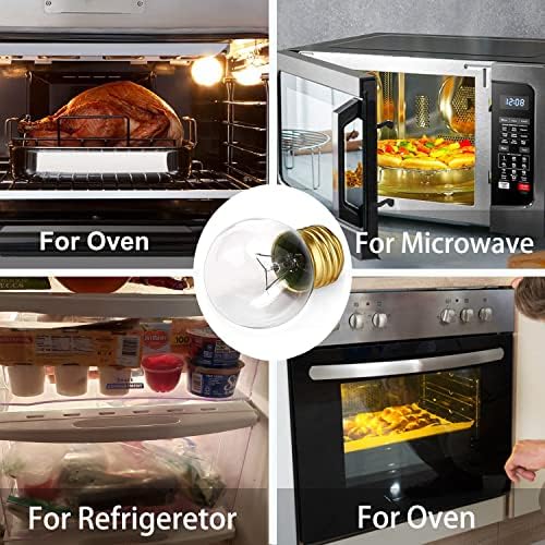 Oven Light Bulb, 40 Watt Appliance Bulb for Whirlpool GE Oven Light Bulb, 40 Watt Appliance Bulb for Whirlpool GE